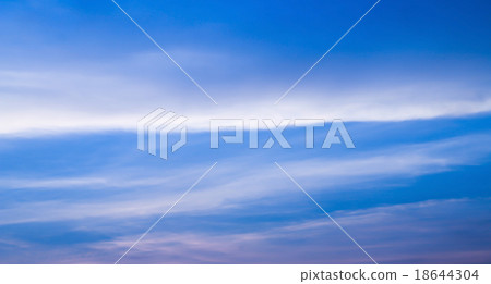 clouds on sky in the evening 18644304