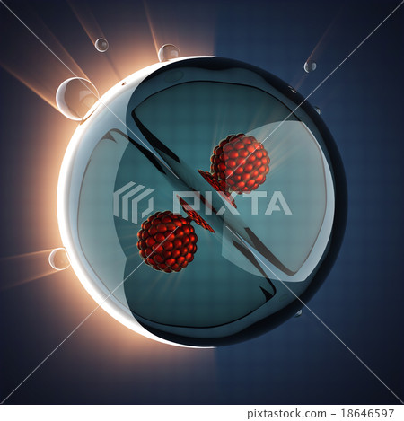 micro cell scientific illustration 18646597