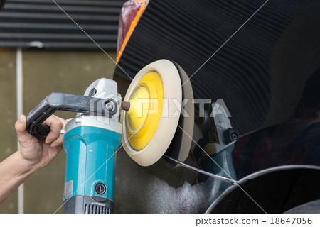 Car polishing series : Polishing black car 18647056