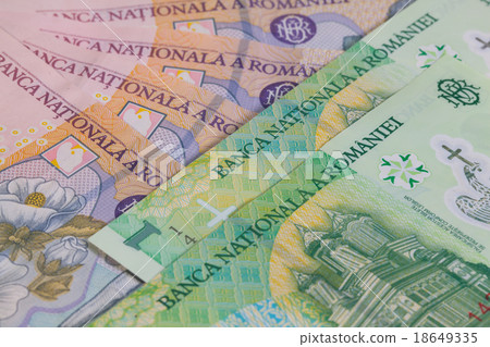 Different Romanian Lei Banknotes 18649335