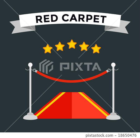 VIP zone red carpet illustration 18650476