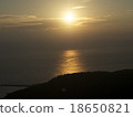 Sunset and a ship 18650821