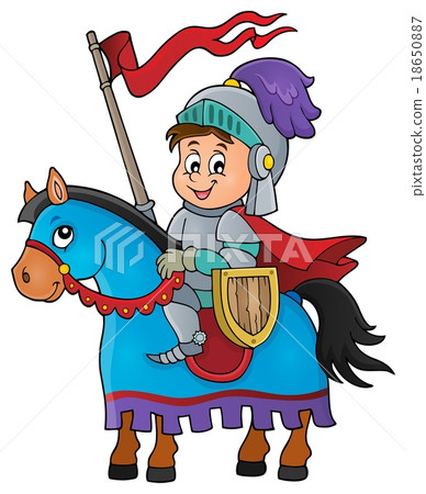 Knight on horse theme image 1 Knight on horse theme image 1 18650887