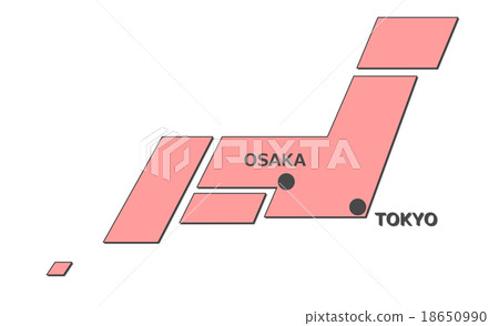 Map of Japan Map of Japan 18650990