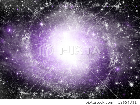 galaxy in a free space 18654381