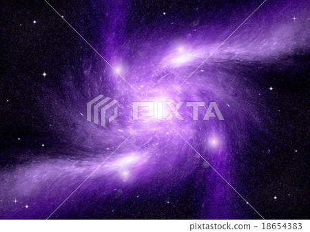 galaxy in a free space 18654383