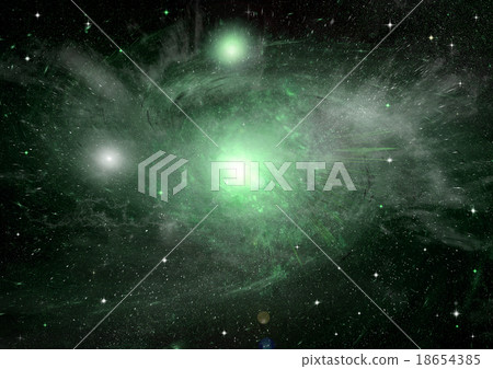 galaxy in a free space 18654385