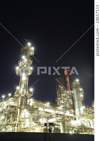 工廠夜景 18657515