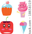 Sweets and candies Cute 18658319
