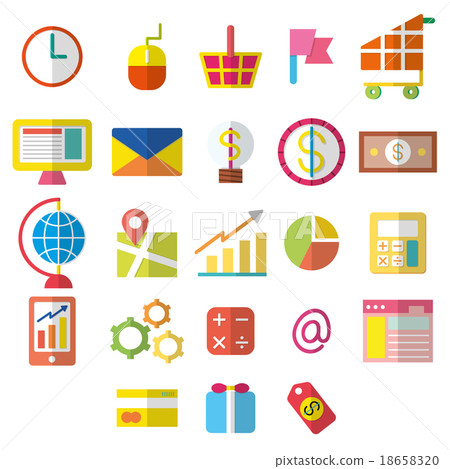 financial icons set financial icons set 18658320