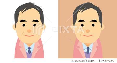 Middle and aged men illustration 18658930