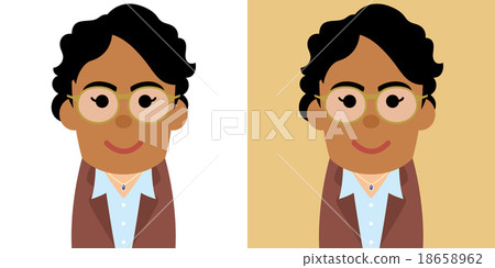 Illustration of a black woman in suit 18658962