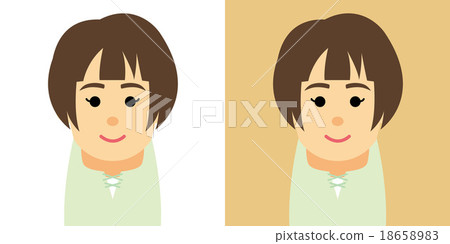 Illustration of a young woman 18658983