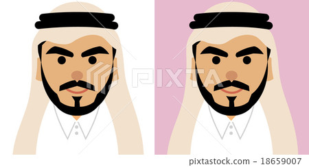 中東人的例證禮服服裝的 中東人的例證禮服服裝的 18659007