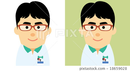 Illustration of men working at animal hospitals Illustration of men working at animal hospitals 18659028