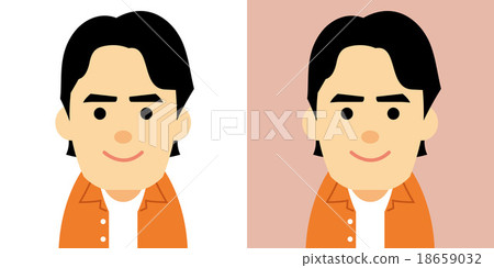 中年男子的插圖 18659032