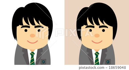 Illustration of student boys in uniform Illustration of student boys in uniform 18659048
