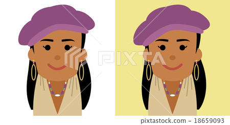 Black woman's illustration Black woman's illustration 18659093