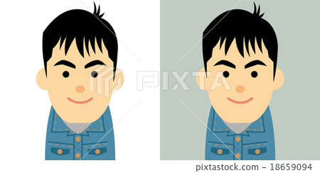 Illustration of a young man Illustration of a young man 18659094