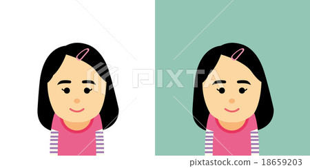 Infant girls illustration 18659203