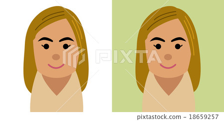 Southeast Asian women's illustration 18659257