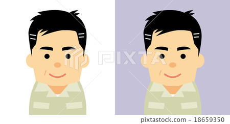 Illustration of a man working at a construction site 18659350