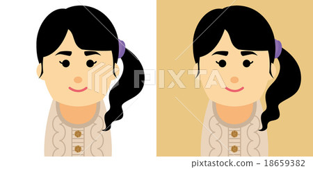 Illustration of a young woman 18659382