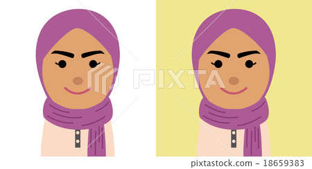 Southeast Asian women's illustration 18659383