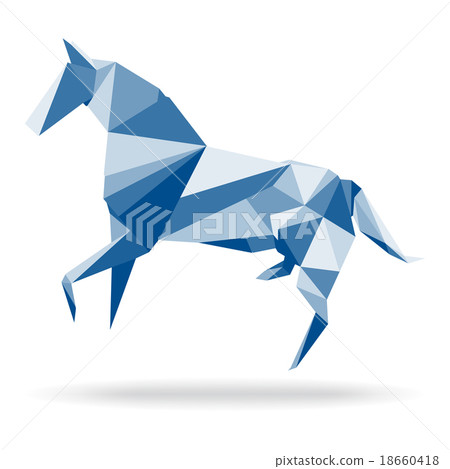 Horse Polygon 18660418