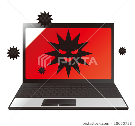 計算機和病毒圖 計算機和病毒圖 18660738