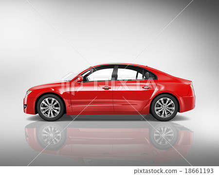 Car Vehicle Transportation 3D Illustration Concept 18661193
