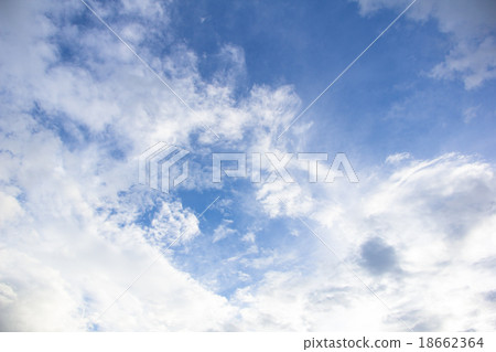 blue sky with clouds 18662364