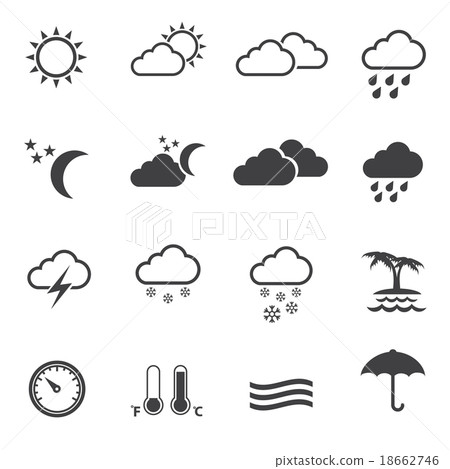 weather icons set 18662746