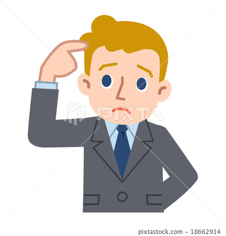 認為一個年輕白人商人 18662914