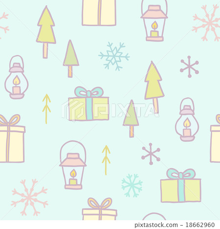 Merry Christmas seamless pattern Merry Christmas seamless pattern 18662960