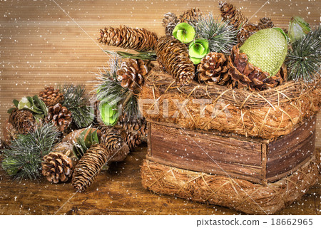 Christmas decorative composition. Christmas decorative composition. 18662965