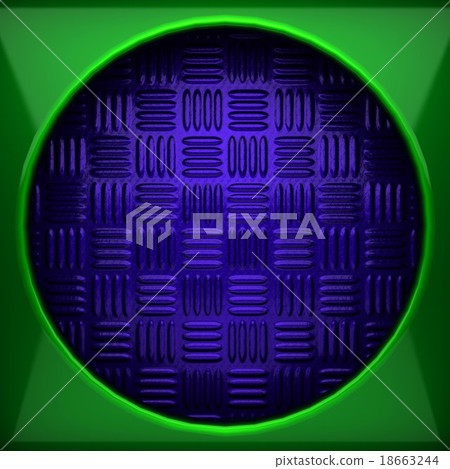 green and blue metal background 18663244