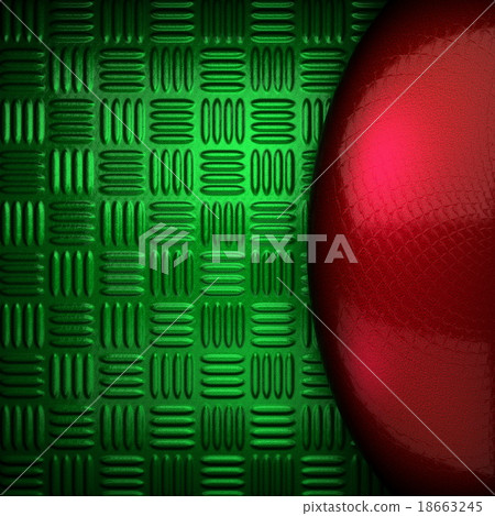 red and green metal background 18663245
