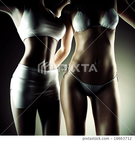 Two beautiful sexy lesbian women - Stock Illustration [18663712] - PIXTA