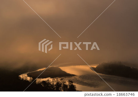 River fog River fog 18663746