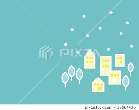 城市的雪 18664430