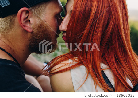 Photo of a couple in the mountains Photo of a couple in the mountains 18665033
