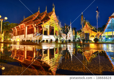 Thai north temple. 18668828