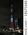 Tokyo Sky Tree Tricolor Color 18670486