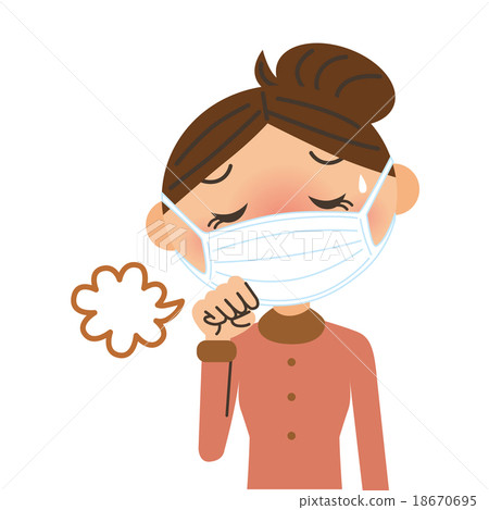 咳嗽的女人 咳嗽的女人 18670695