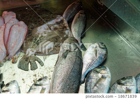 Fresh fish of Mediterranean cooking Fresh fish of Mediterranean cooking 18671839