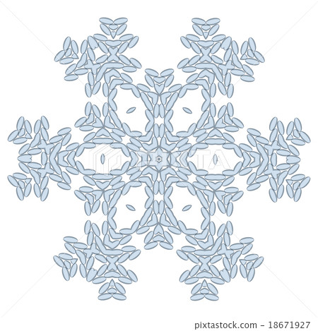 Lace floral white ethnic ornament kaleidoscope - Stock Illustration ...