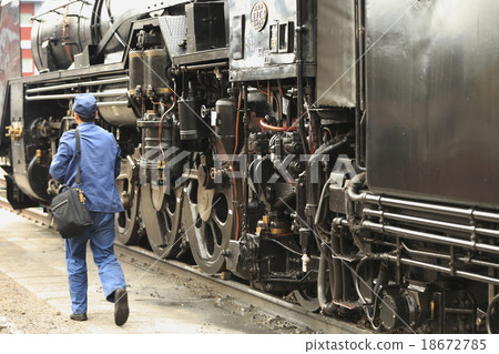 Steam locomotive and engine Steam locomotive and engine 18672785