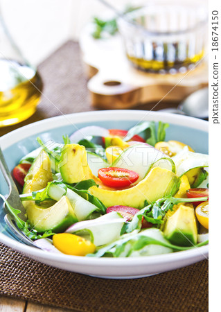 Avocado with Rocket salad 18674150