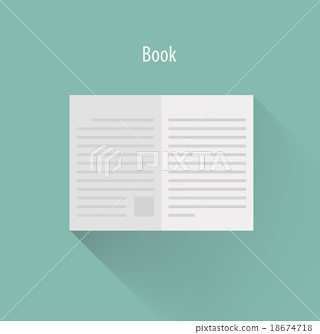 Open book icon,Vector EPS10. Open book icon,Vector EPS10. 18674718